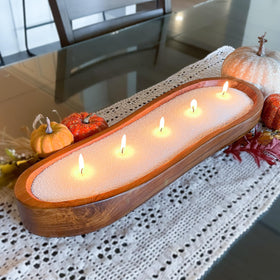 Foton Pearled Candle container ideas featuring decorative setups.
