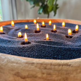 Foton Pearled Candle refillable wick kit enables easy refresh and reuse.