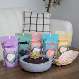 Foton Sandle 15-wicks kit perfect for custom candle making.