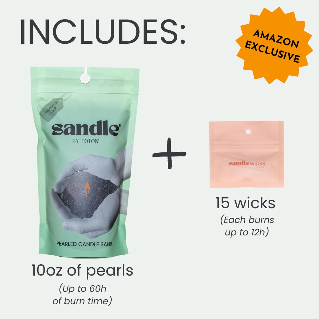 Foton Sandle pearled sand powder enables easy reshaping and refreshable design.