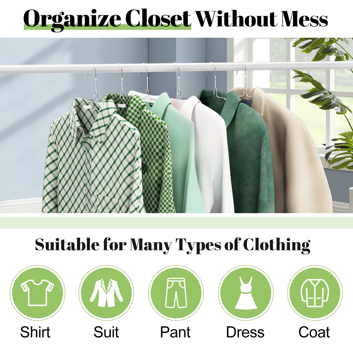 Fotoumgl closet hangers ideal for shirts and jackets.