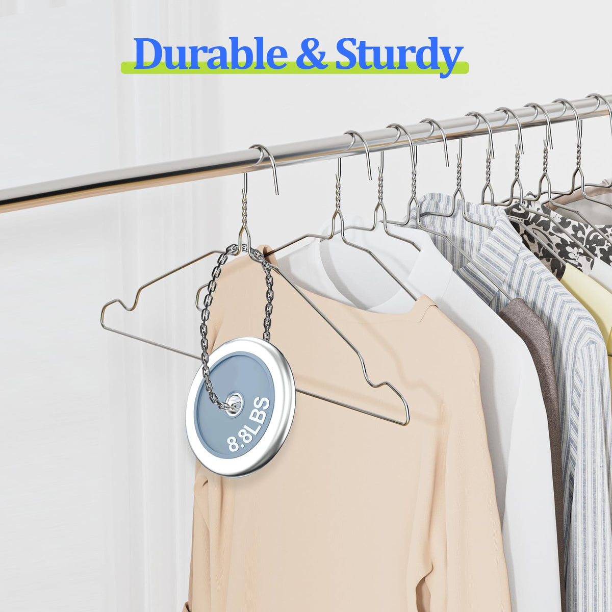 Fotoumgl deformation-resistant hanger supports everyday garments reliably.