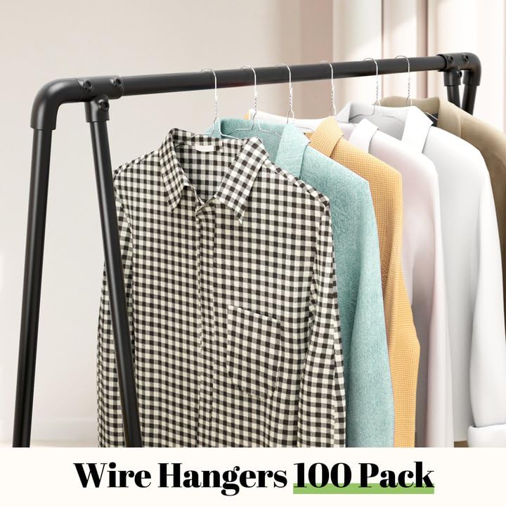 Fotoumgl chrome finish hangers bring neat durable closet look.