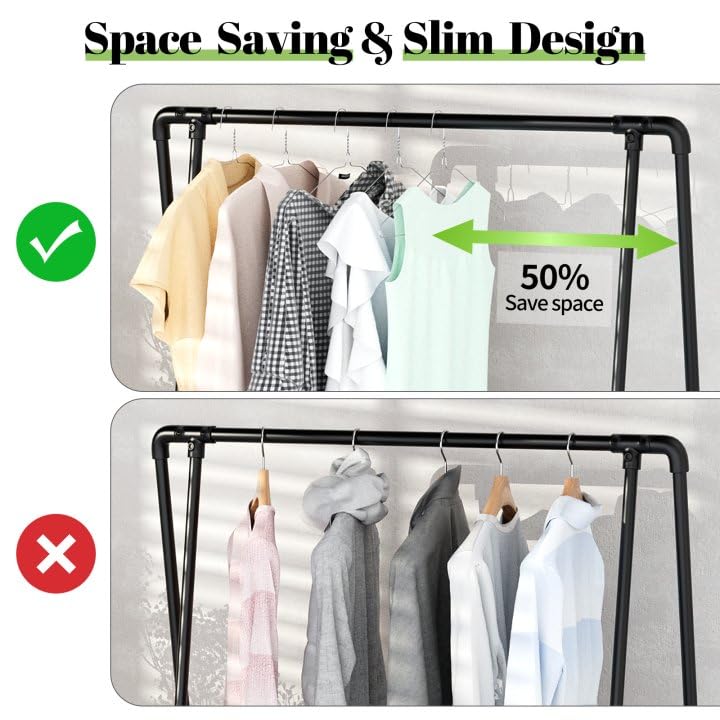 Fotoumgl slim hangers maximize closet capacity and organization.