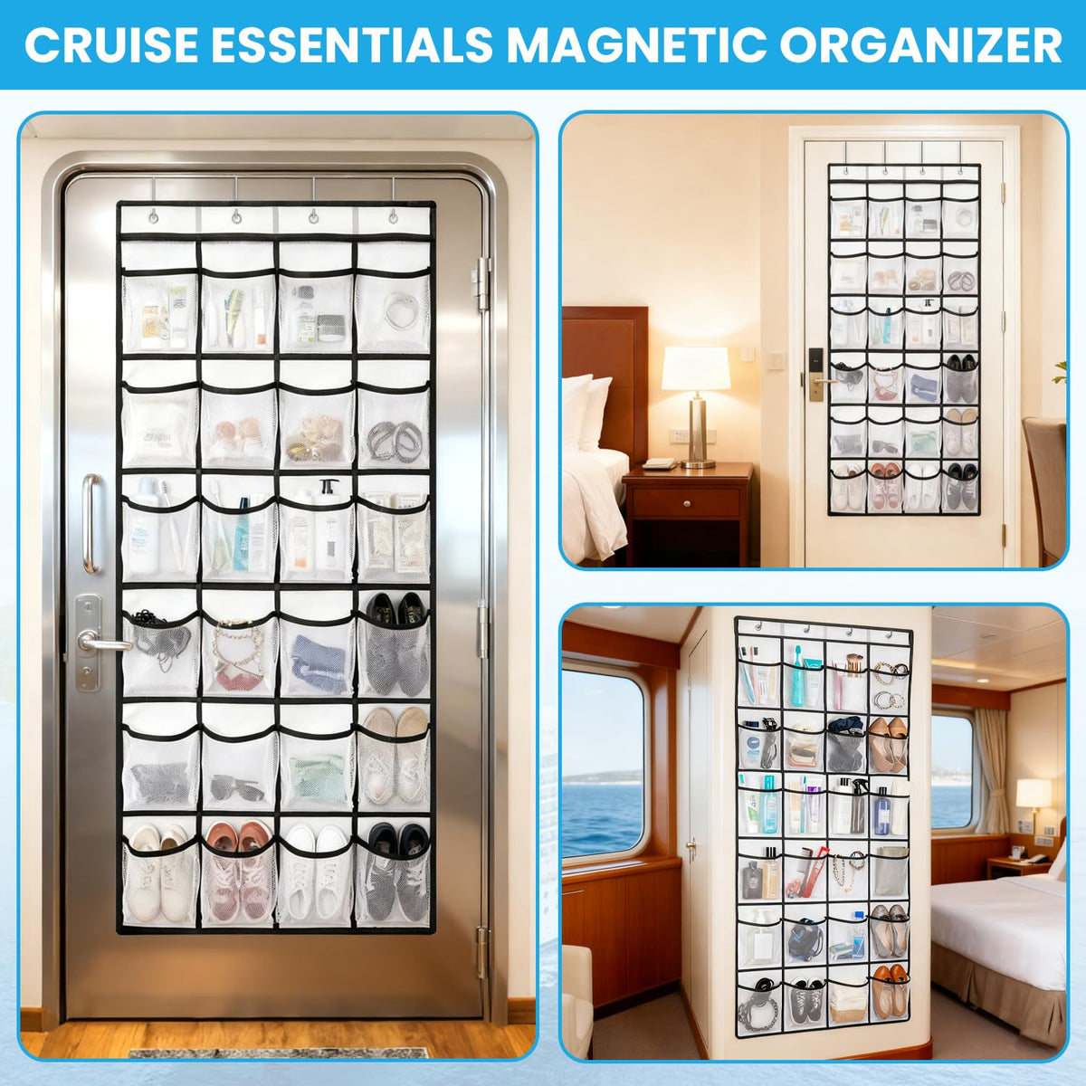 FOTSHARER space-saving cruise storage for quick access to essentials