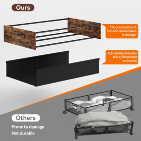 FOUCSSOMEI space-saving design offers 180L capacity for bulky items