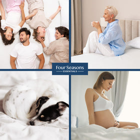 Four Seasons Essentials hypoallergenic encasement helps protect mattress longevity.