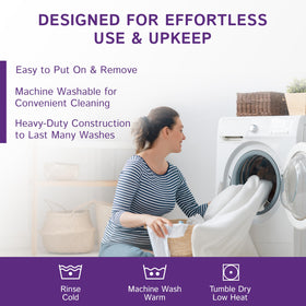 Liquid resistance design keeps the bed cleaner and drier over time