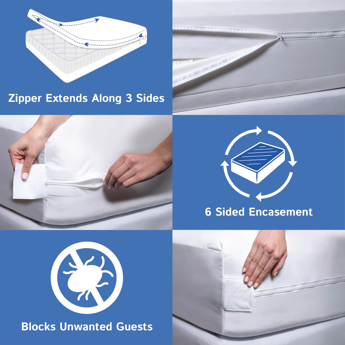 Four Seasons Essentials polyester outer with polyurethane inner lining resists liquids