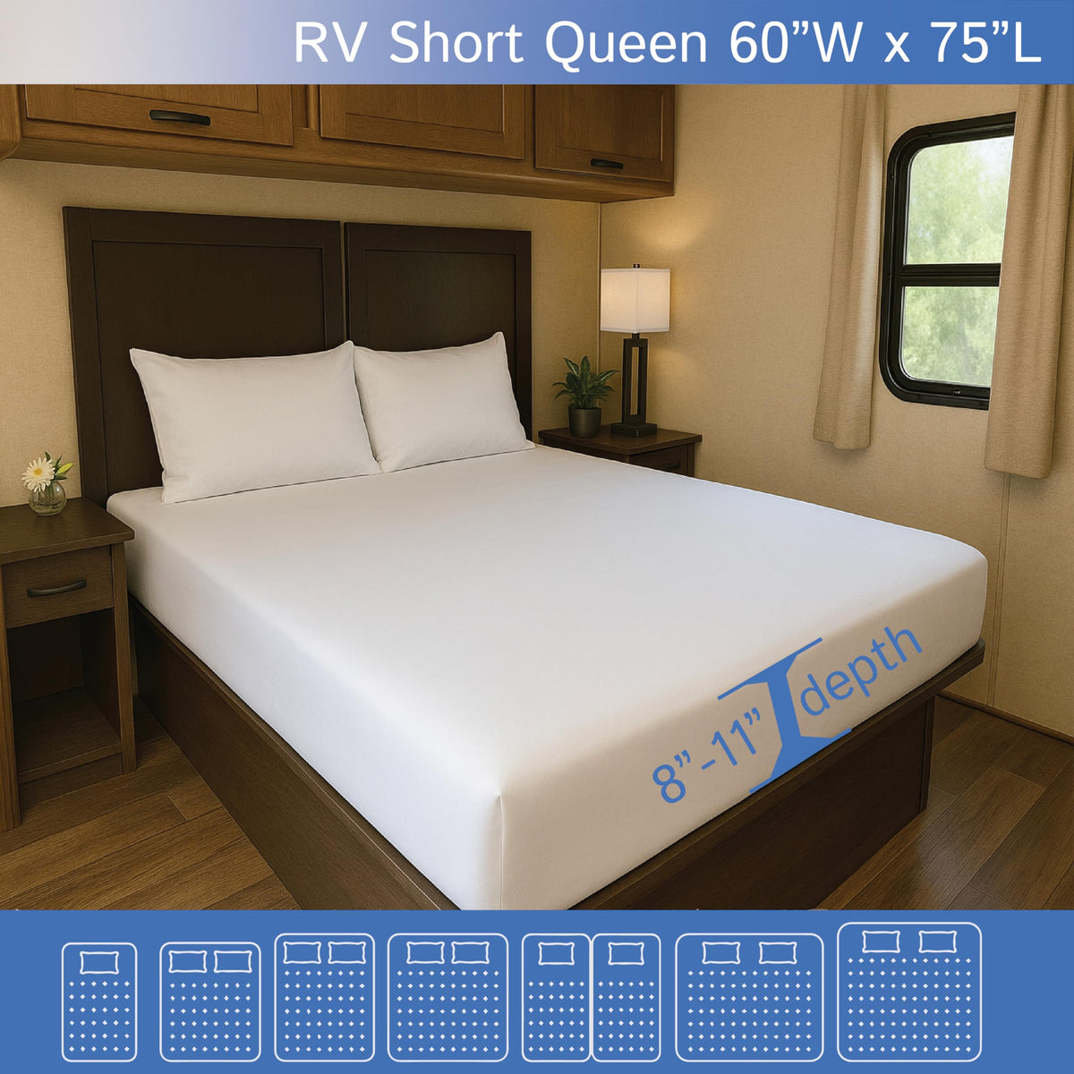 Four Seasons Essentials waterproof inner liner blocks moisture from reaching the mattress.