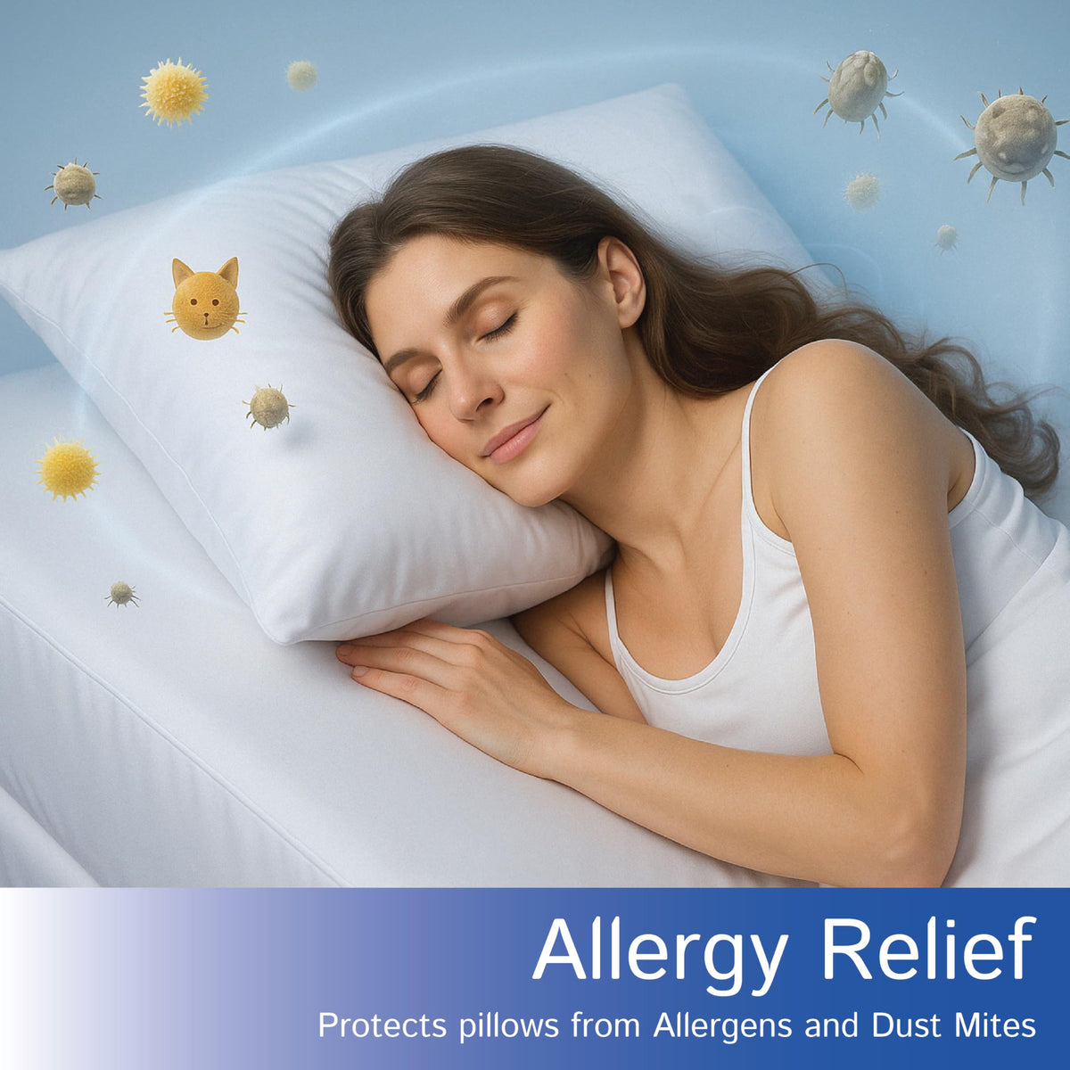Four Seasons Essentials protector detail with waterproof inner lining for moisture protection