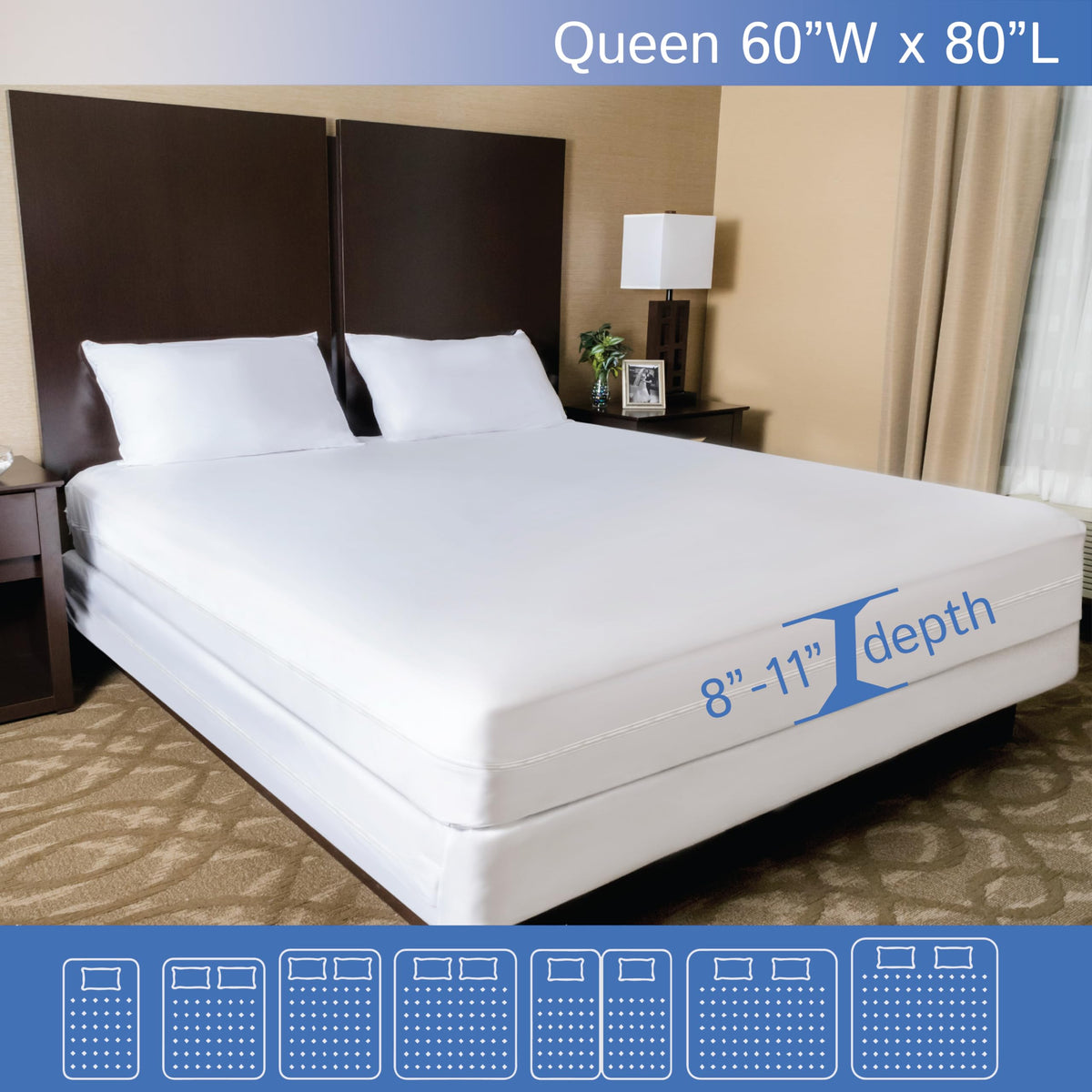 Four Seasons Essentials waterproof encasement inner lining blocks spills
