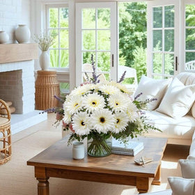 FOUSUKA DIY wreath and centerpiece-ready daisies