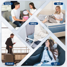 FOUSUPDT lumbar pillow with breathable 4D mesh cover keeps you cool