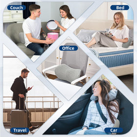 FOUSUPDT Lumbar Pillow compact size fits in bags for portability