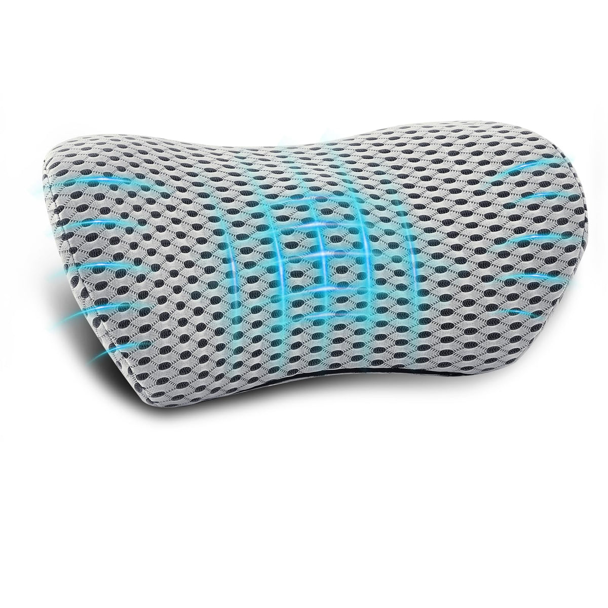 FOUSUPDT Lumbar Pillow on office chair back providing steady support