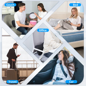 FOUSUPDT travel-ready lumbar pillow fits in luggage