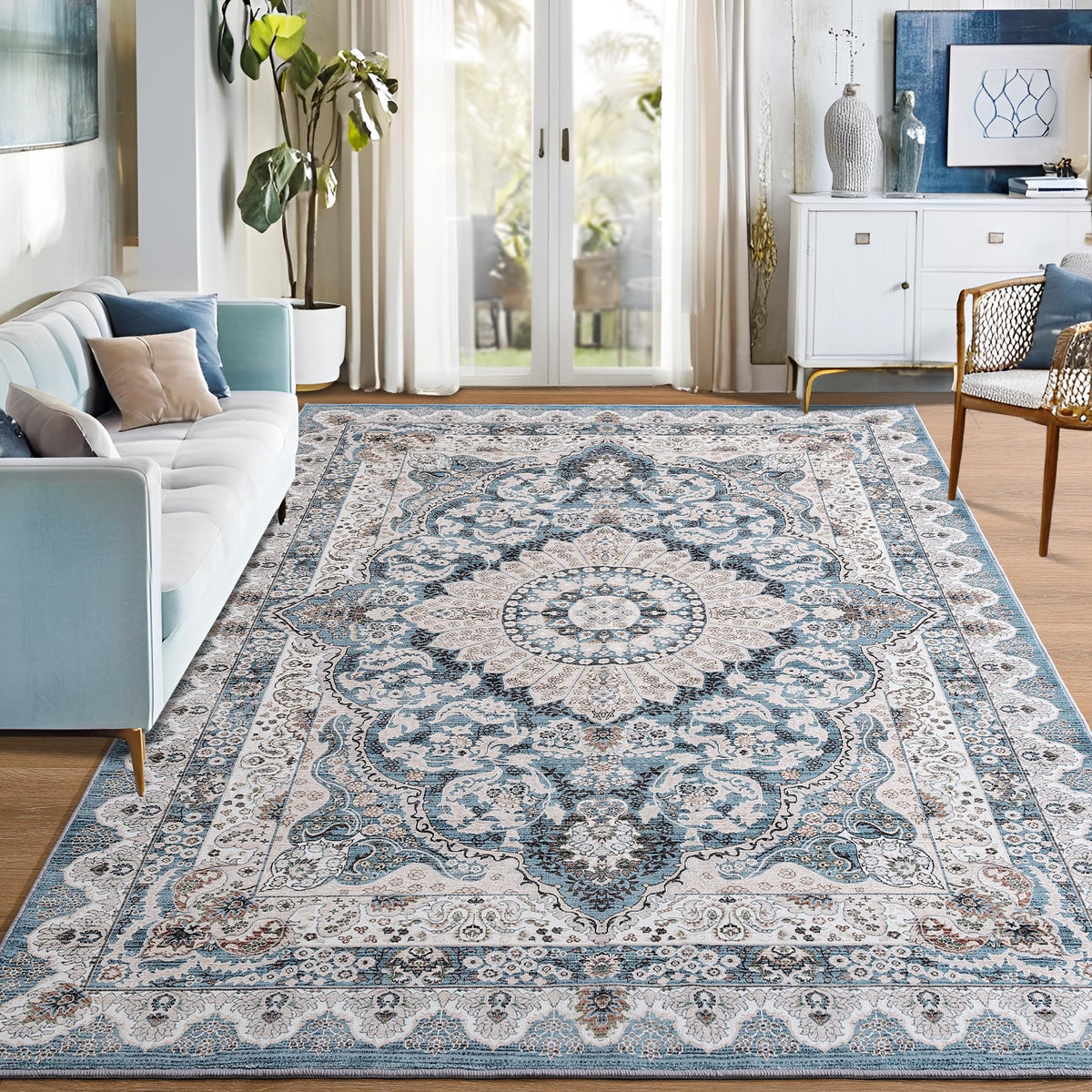 Foxmas 6x9 area rug living room – soft underfoot comfort for shared spaces.