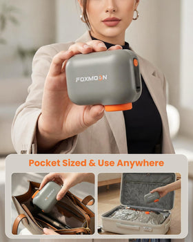 FoxMoon travel kit with 9 bags and pump for efficient packing