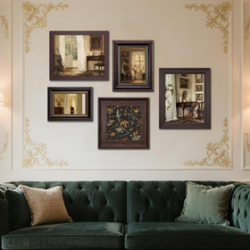Foxtell frames hung vertically or horizontally for versatile decor.