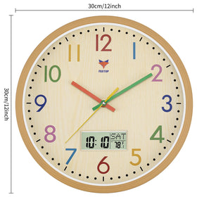 Foxtop battery-operated movement uses AA and AAA batteries for reliability.