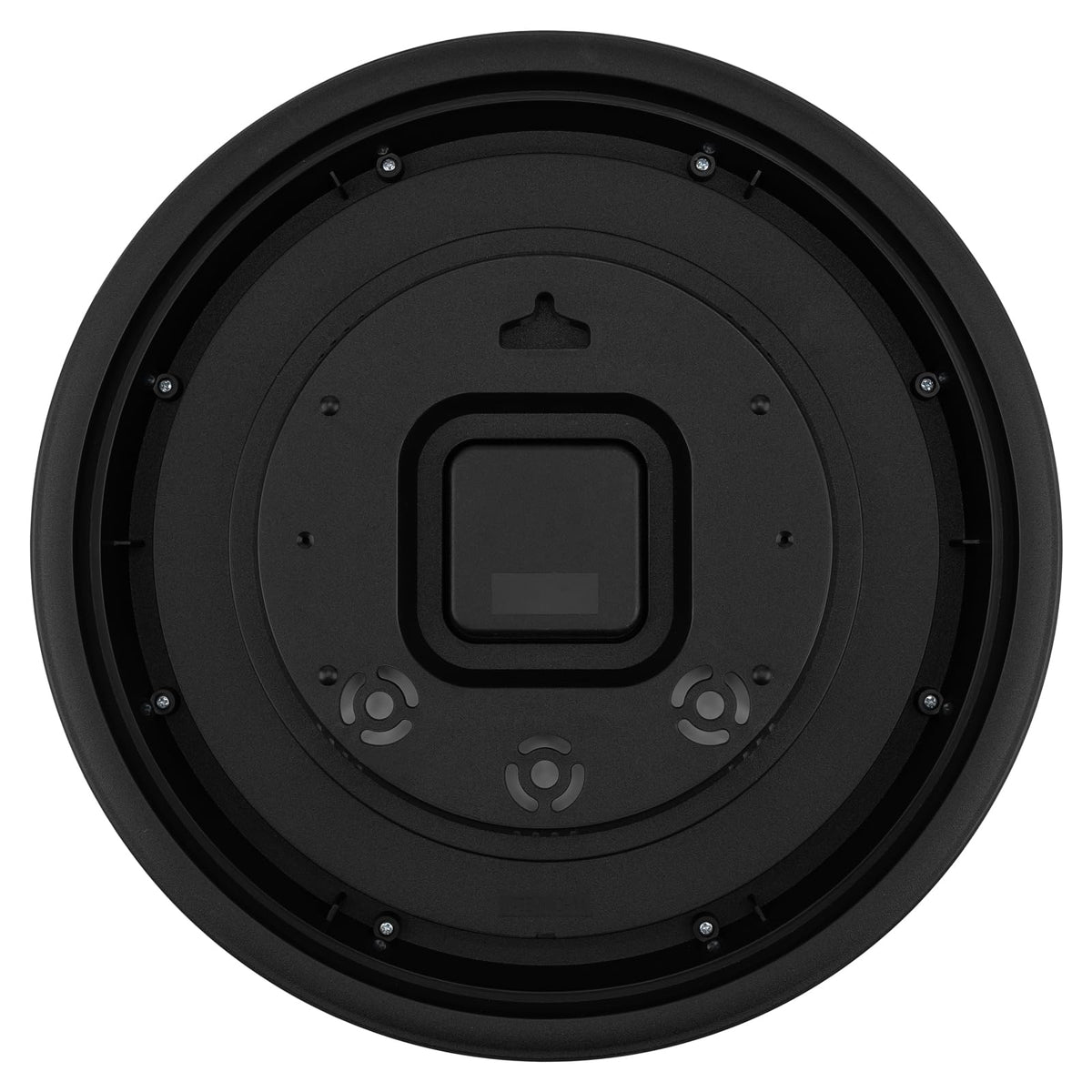 Foxtop bronze clock enhances chic ambience with reliable time and climate data.