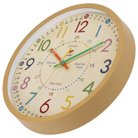 Foxtop clock back with glass front cover provides clear visibility
