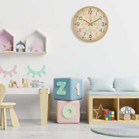 Foxtop clock silent movement ensures peaceful study time