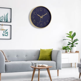 Foxtop Modern Wall Clock large-numbers enable quick time checks.