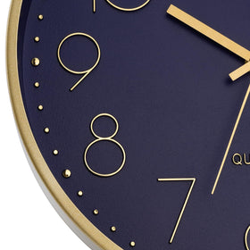 Foxtop Modern Wall Clock ready-to-hang simplifies wall mounting.