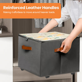 Foyego clear cover provides visibility and dust protection.