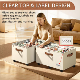 Foyego label window helps spot the right pair quickly.