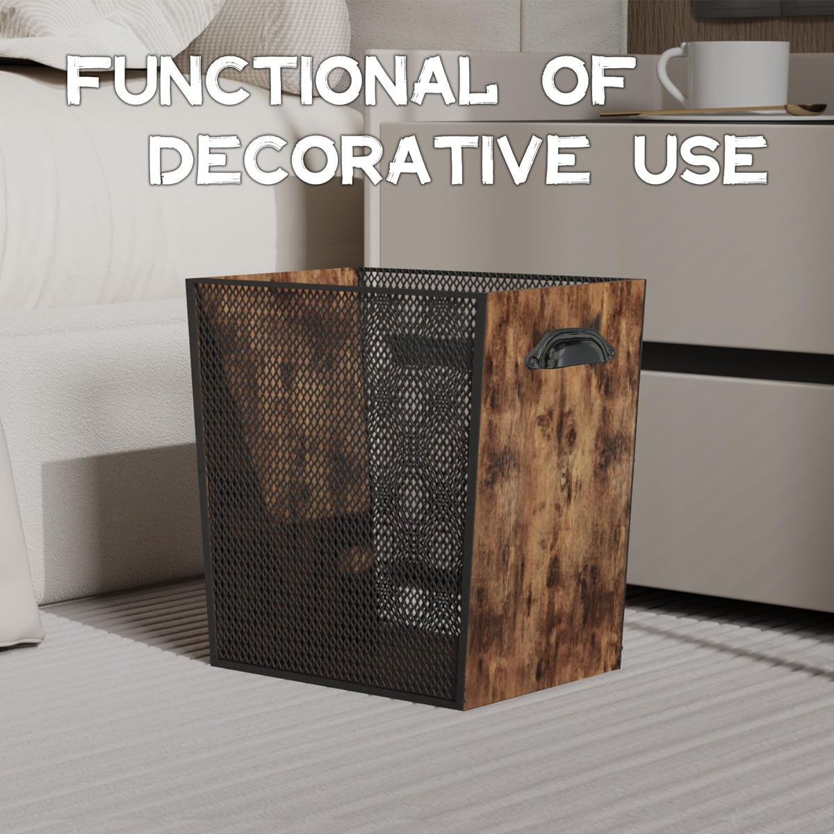 Fozxsvg living room trash bin enhances ambiance while staying practical