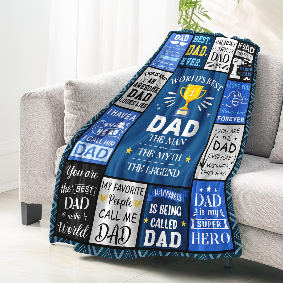 Fpoutiv fade-resistant plush fleece blanket stays soft after washing