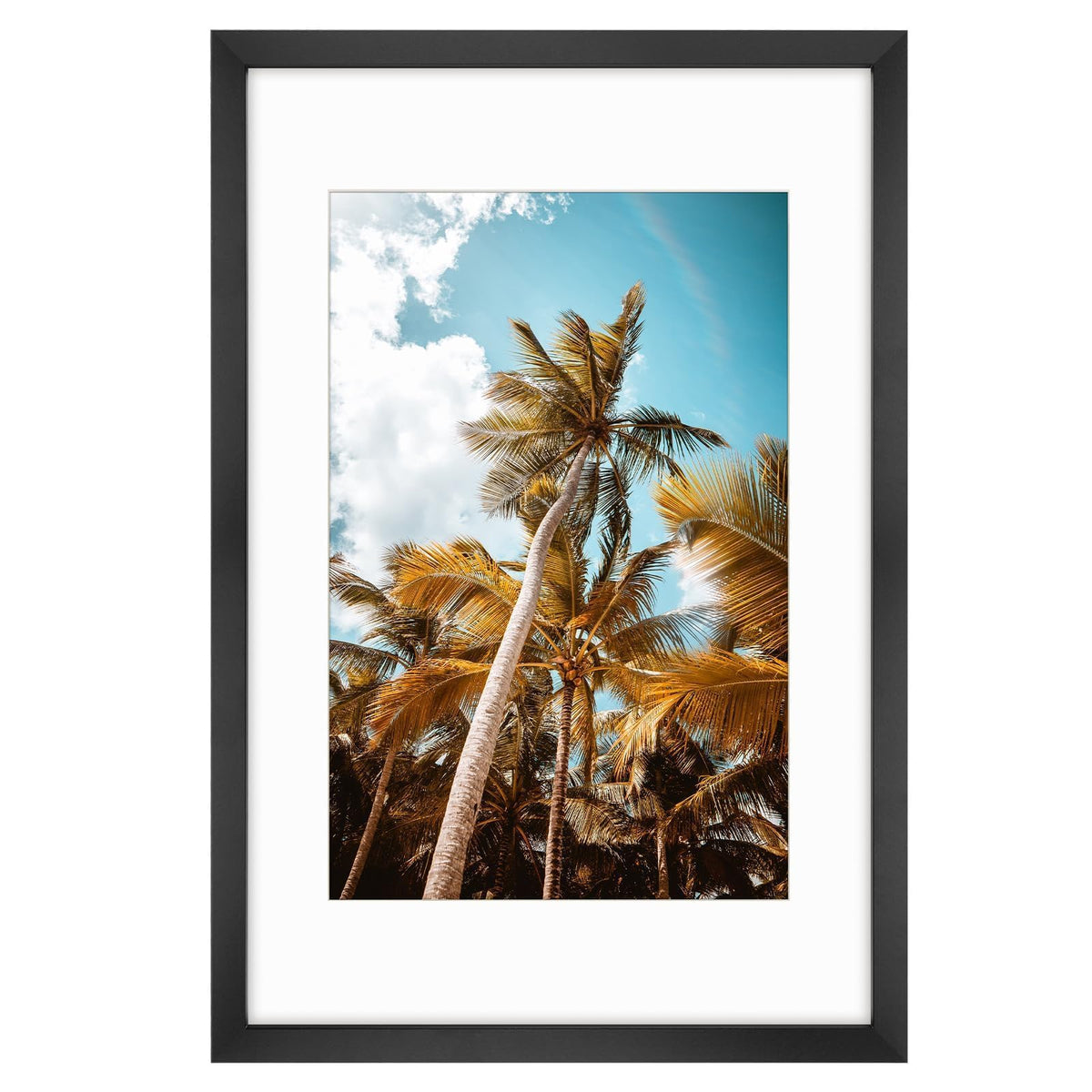 Frametory 16x24 frame front view with mat for 12x18 photo display beautifully