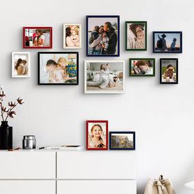 Frametory 5x7 enamel frame supports landscape and portrait photos