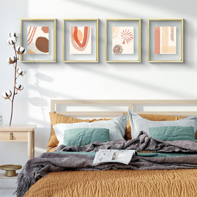 Frametory gold aluminum frame shown for wall mounting and stylish decor.