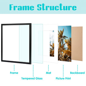 Frametory rotating back clips simplify loading and swapping photos