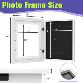 FrameWorks 2Pack close-up of magnetic door enabling quick art changes.