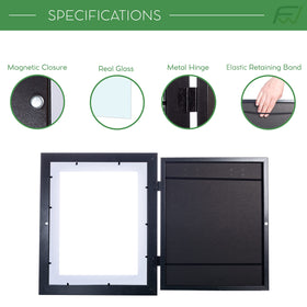 FrameWorks 2Pack protective packaging with foam padding and corner braces.