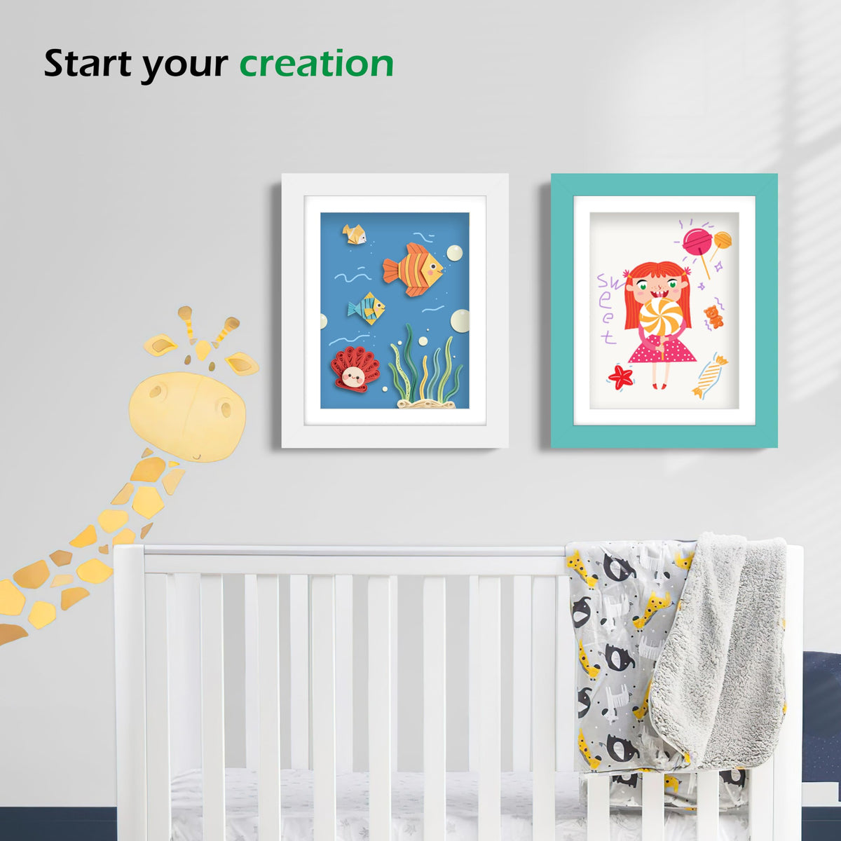 FrameWorks 2Pack sleek gallery-style finish blends with home decor.