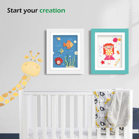 FrameWorks 2Pack sleek gallery-style finish blends with home decor.