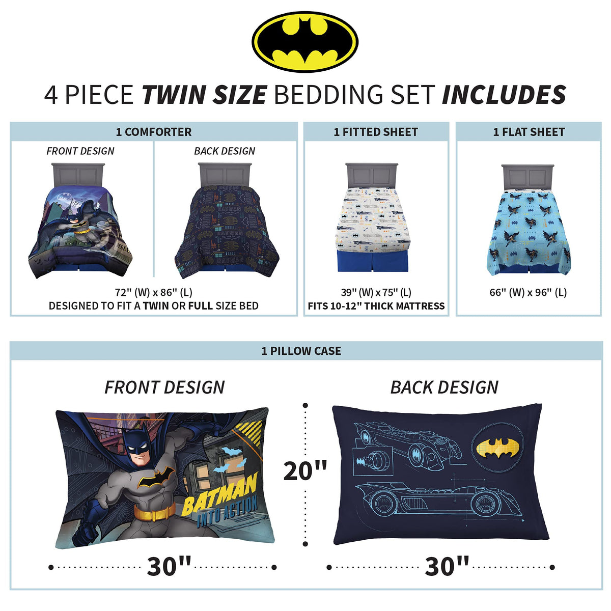 Franco reversible comforter designs offer two looks in one for quick room refresh