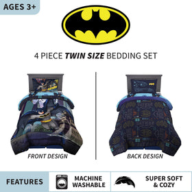 Franco Batman sheets coordinate patterns for a cohesive superhero bedroom