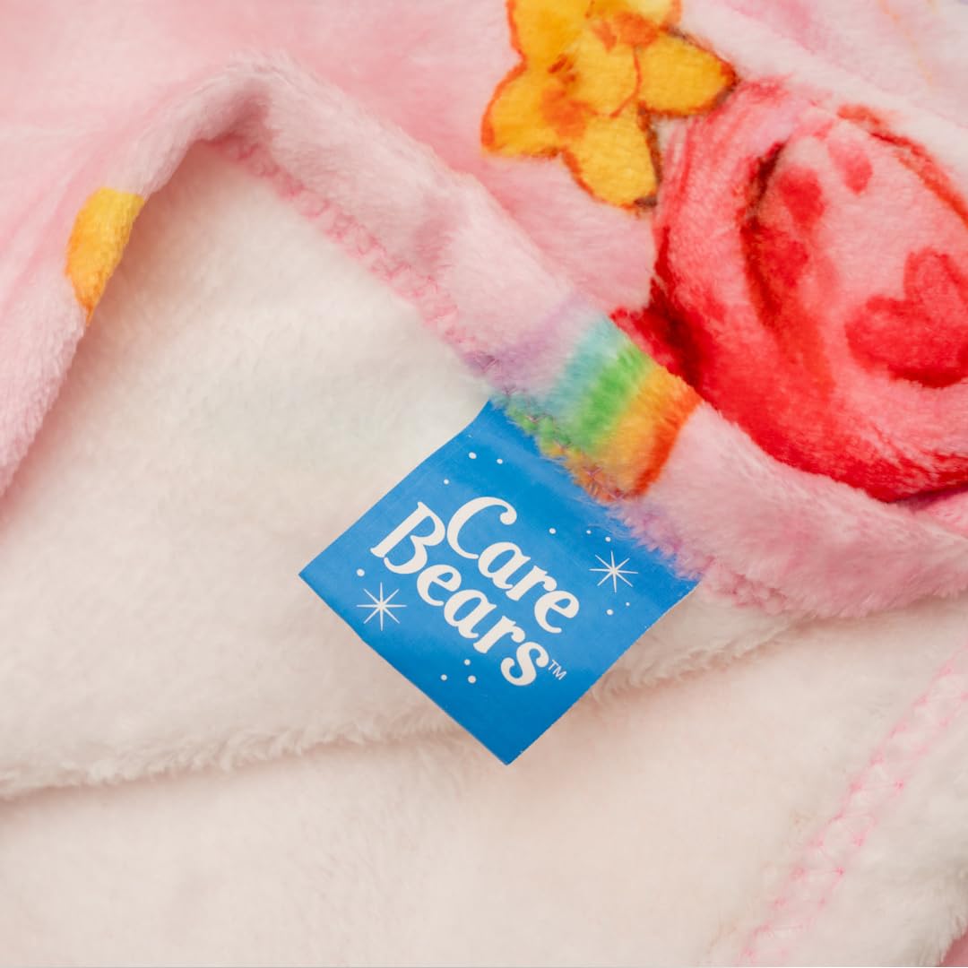 Franco Care Bears throw portable for car trips and travel