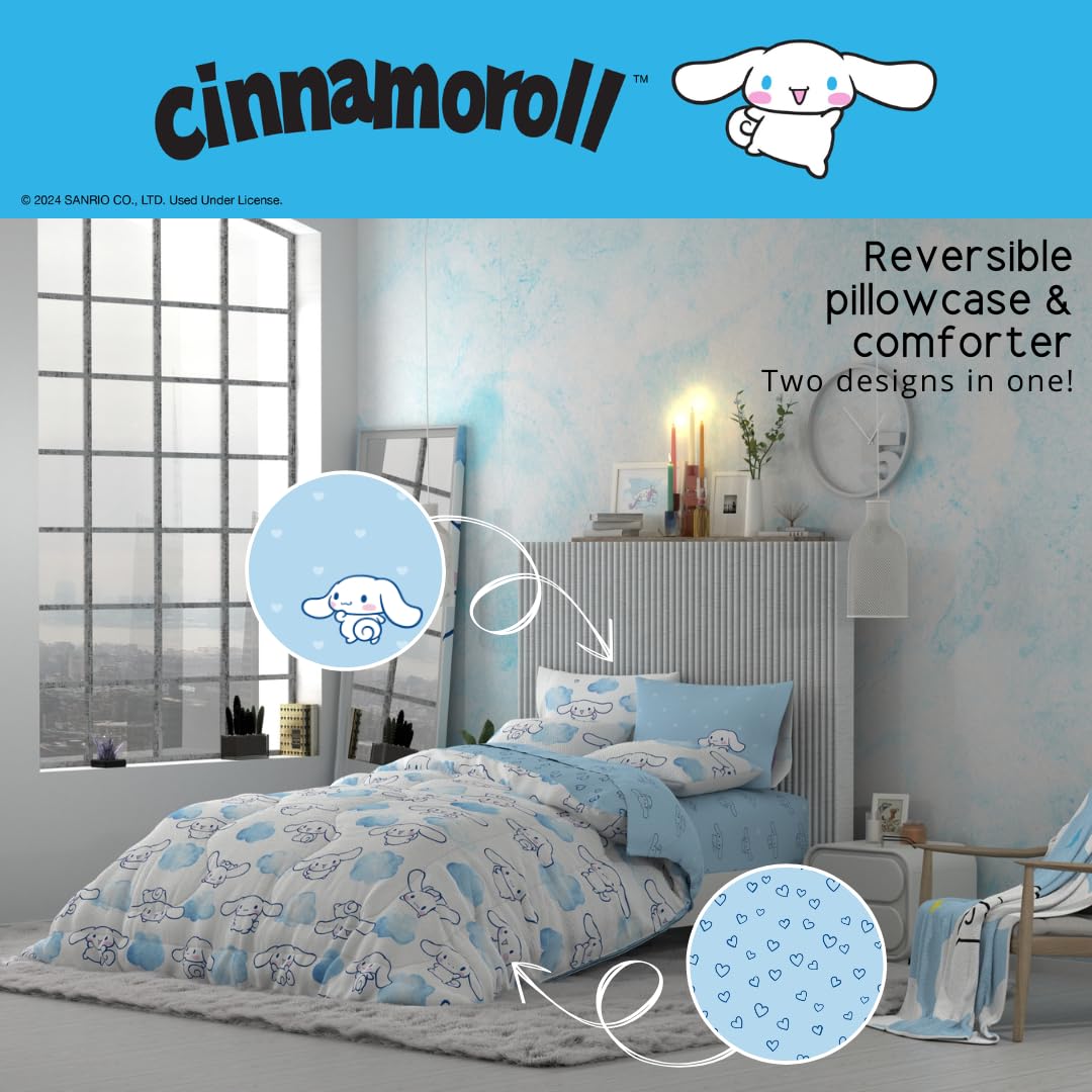 Franco Cinnamoroll pillow shams feature charming patterns for a playful touch.