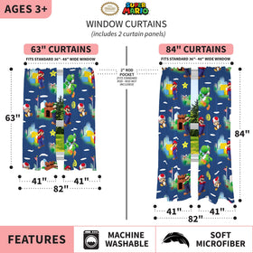 Franco easy-care curtains are machine washable and dryer-safe for busy families.