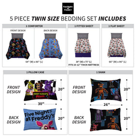 Franco FNAF bold blue backdrop adds vibrant color to a room.