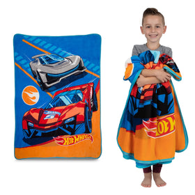 Franco Hot Wheels Speedster throw graphic design for cozy playtime.
