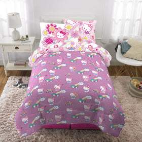 Franco Hello Kitty pillow sham pairs with the rest for quick room refreshes